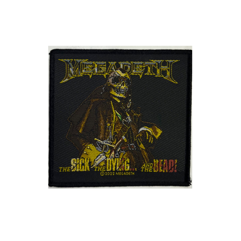 MEGADETH 官方原版 The Sick The Dying And The Dead (Woven Patch)